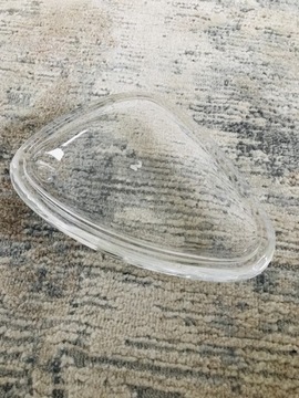 Popielniczka popielnica szklana papierośnica 