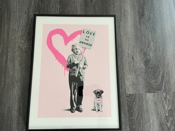 Mr. Brainwash Love = MC2 reprodukcja grafika