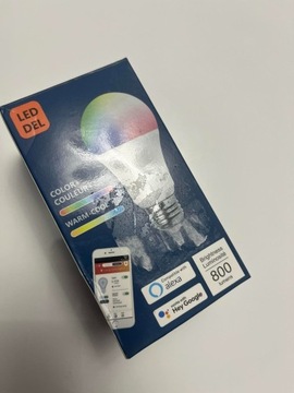 Nowa żarówka LED RGB e27 sterowana smartfonem 