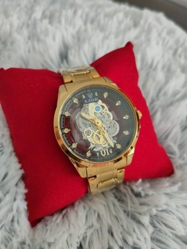 Nowy złoty zegarek lige 