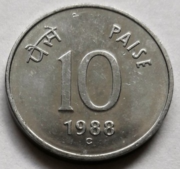 INDIE- 10 paise z 1988 r.
