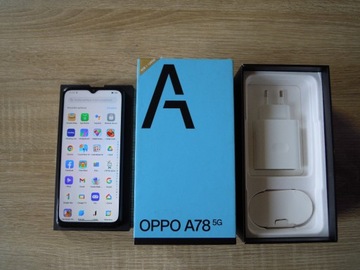 SMARTFON OPPO A78 5G 4/128GB STAN BDB IGŁA