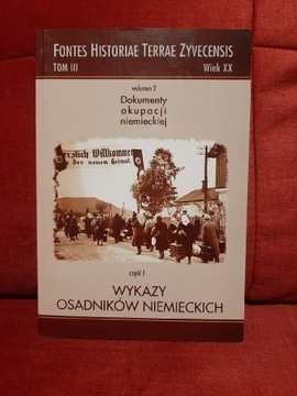 Wykaz osadników niemieckich. Fontes Historiae 