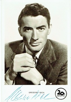 Autografy_pl Gregory PECK aktor