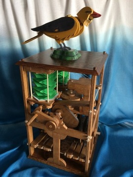 Wilga ptak drewno figurka ruchoma na prezent model