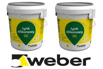 Tynk Silikonowy WEBER TD341 elewacyjny 30 kg/op.