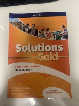 Solutions Gold Upper Intermediate podręcznik