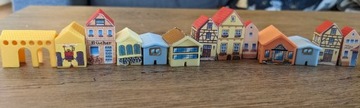Miniatura domki makieta miniaturowe budynki plastik 