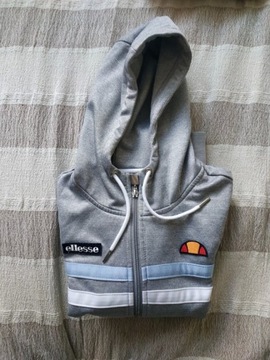 Ellesse bluza szara z kapturem hoodie z zamkiem