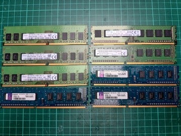 Pamięć RAM DDR4 DDR3 8szt.