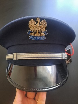 Czapka galowa oficerska Policja