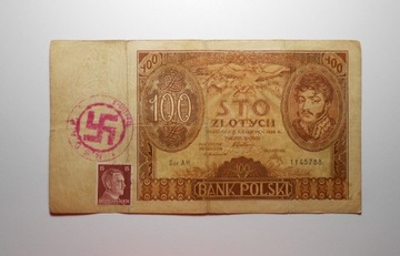 Stary banknot polski 100 złotych 1932 rzadki