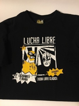MANTO t-shirt koszulka logo Lucha Libre rozmiar L