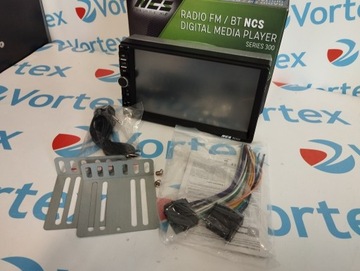 Radio Samochodowe 2DIN BT USB SD MIKROFON(107)