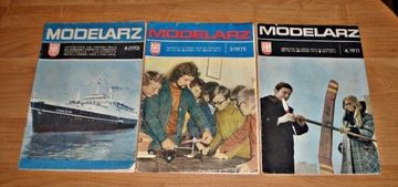 MODELARZ x 3 ( 1969-71-75) STATEK BATORY