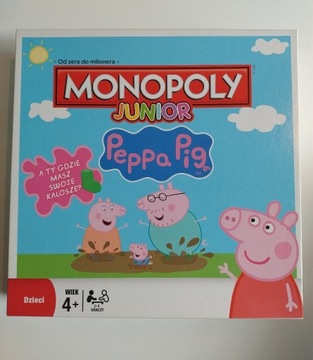 Gra Monopoly Junior Świnka Peppa 