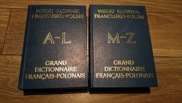 Wielki Słownik Francusko-Polski - komplet 2 tomów
