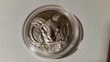  Argali Ovis Ammon 2013 moneta 1oz  500 Tugrik