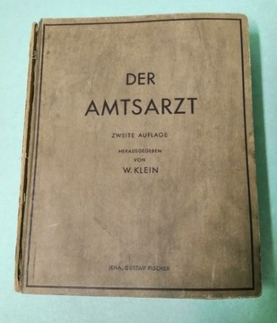 Unikat - Książka - Der Amtsarzt - W. Klein - 1943