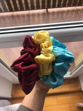 Zestaw scrunchie 3 sztuki