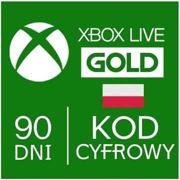 Xbox Live Gold 90 DNI / 3 MIESIĄCE EU/PL