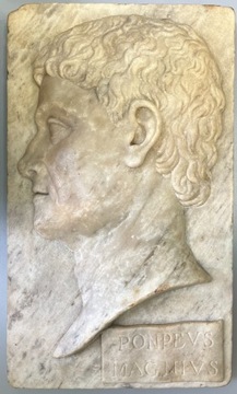 Włoska płaskorzeźba - Julisz Cezar - XVIIIw