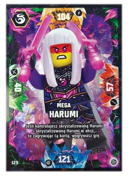 Karta LEGO Ninjago S8 nr 129 Mega Harumi