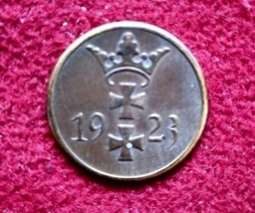 1 Pfennig WMG 1923 r, ładny stan