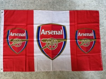 Flaga piłkarska Arsenal Londyn