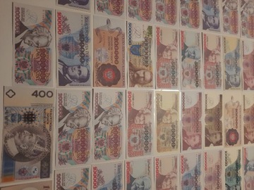 356N' MIX 43 BANKNOTÓW PRL DO 5.000.000MiI COPY