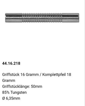 Barrel DART MP   16gr / 18gr Lotki 