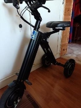 Rower, wózek inwalidzki elektryczny, składany bardzo lekki.