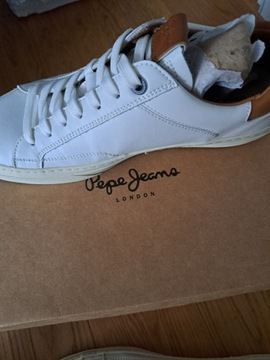 Buty pepe jeans białe nowe 