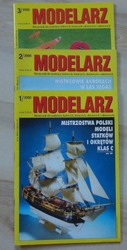 Modelarz 3 numery z rocznika 2000