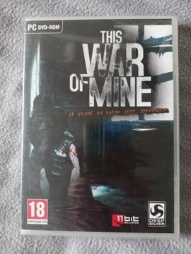 Gra PC This War of Mine, nowa, folia, UNIKAT, Wawa