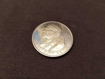 moneta srebro papież Jan Paweł II 1000zł 1982r.