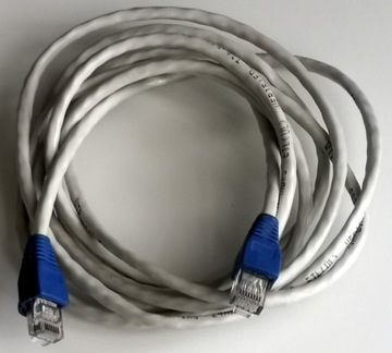 Patchord UTP RJ45 24AWG Cat.5e 3m Biały