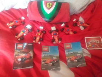 Lego Ferrari formula 1  6 sxtuk i piornik ferrari