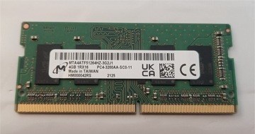 PAMIĘĆ RAM DDR4 MICRON 4GB PC4-3200AA-SC0-11