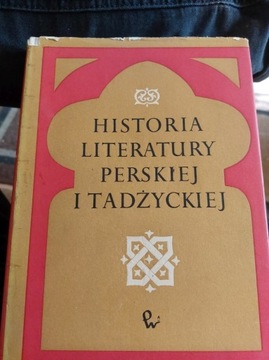 Historia Literatury Perskiej i Tadżyckiej