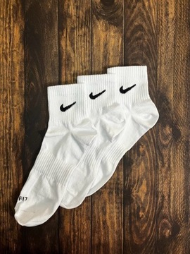 Skarpety Nike białe do kostki męskie