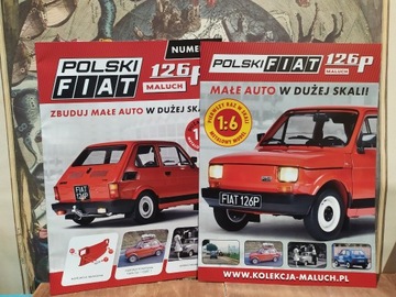 FIAT 126P MALUCH SKALA 1:6 NR1 HACHETTE