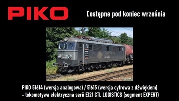 PIKO 51614 Sputnik ET21 CTL Logistics NOWOŚĆ 2024