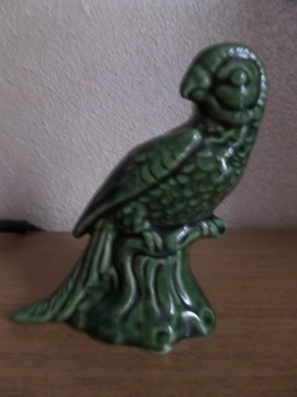 Figurka ceramiczna - papuga