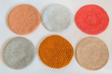 Beret beretka berecik moherowy różne wzory kolory