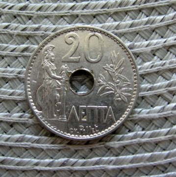 Grecja 20 Lepta 1912r