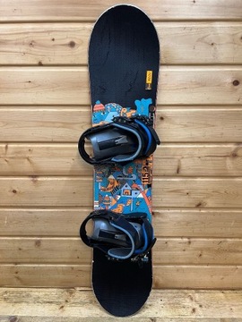 Deska snowboard dziecięca Salomon 115cm + wiązania