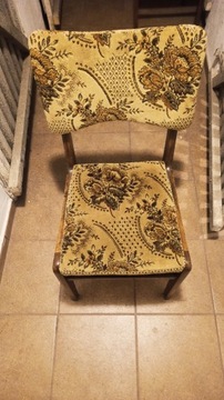 Krzesło PRL Motylek model 296 Rajmund Hałas, szlag
