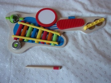Zabawka Instrument muzyczny Playtive 6w1 drewniany