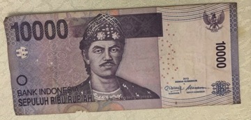 banknot, 10000 rupiah, Indonezja